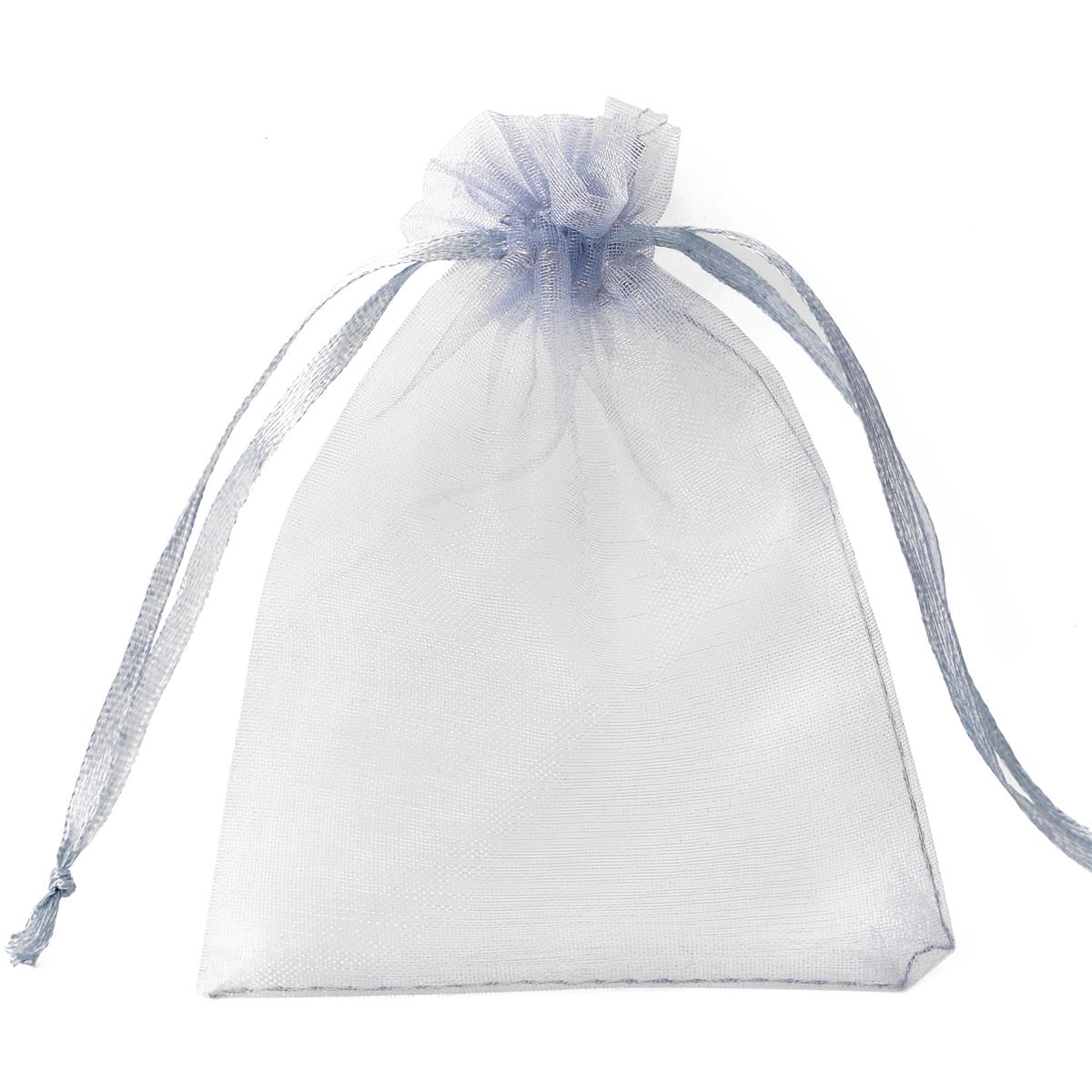 50 teile/beutel Einstellbare Kordelzug Organza Taschen Schmuck Verpackung Taschen Candy Hochzeit Taschen Geschenke Beutel 9x12cm grau von Joom DACH