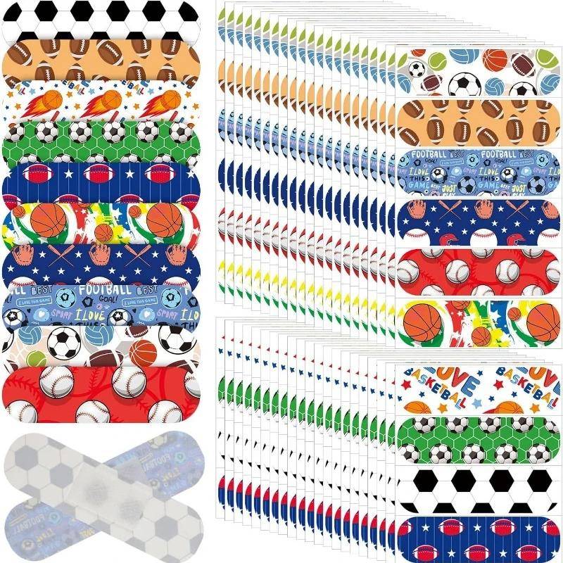 50 teile/satz Cartoon Pflaster Weihnachten Fußball Drucke Pflaster für Wundauflagen Patch Klebeband Streifen Kawaii Klebebinden 72x19mm von Joom DACH