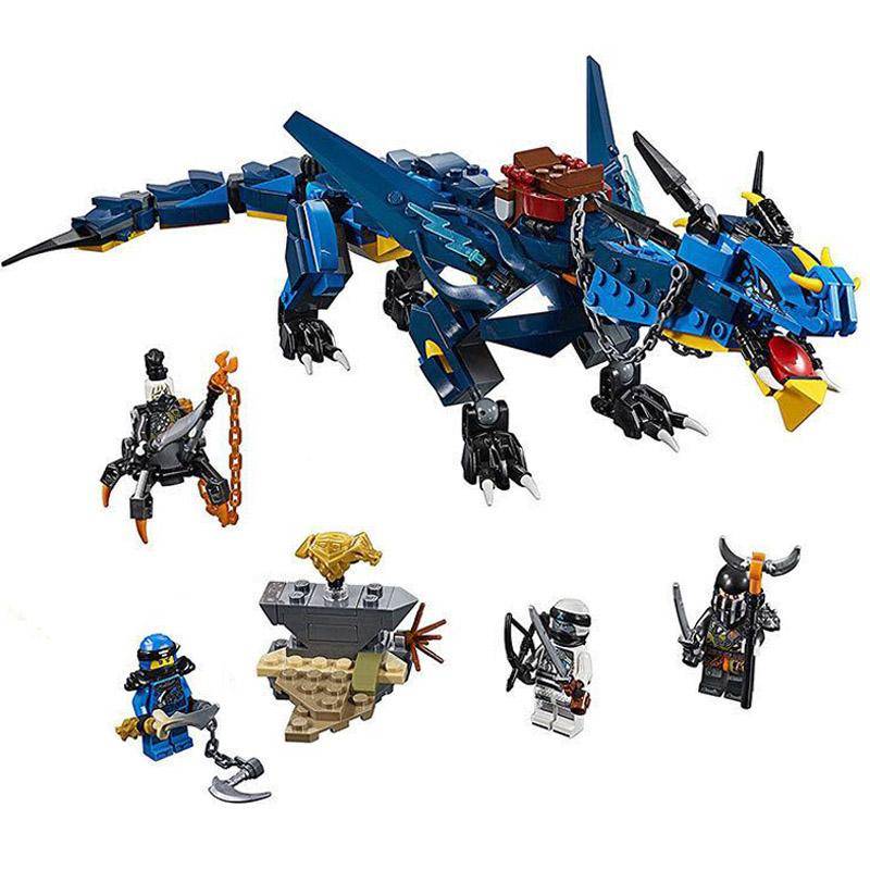 500+ STÜCKE Ninja Blauer Drache Donnerjet Bausteine Ninja Go Spielzeug Kompatibles Spielzeug Minifigur Kinder Puzzle Zusammenbauen Lernspielzeug Jungengeschenke von Joom DACH