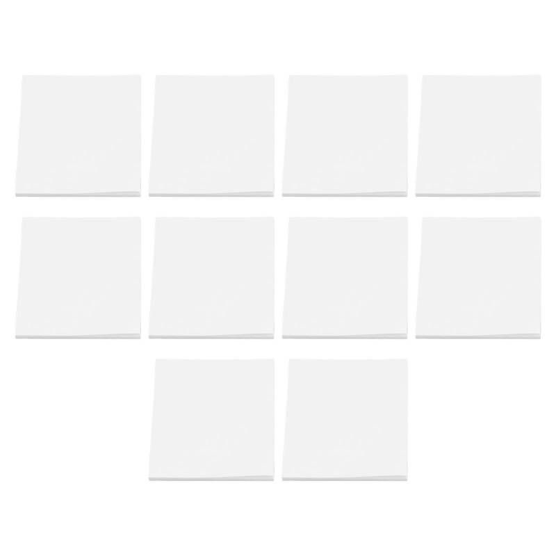 500 Stück Total Transparente Haftnotizblöcke Wasserdicht Kleben Fest Wiederverklebbar Klare Haftnotizen von Joom DACH