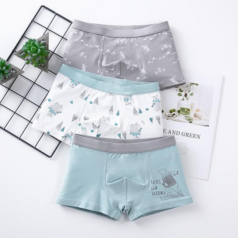 50er-Pack Boxershorts aus reiner Baumwolle mit Cartoon-Motiv für Jungen 110cm von Joom DACH