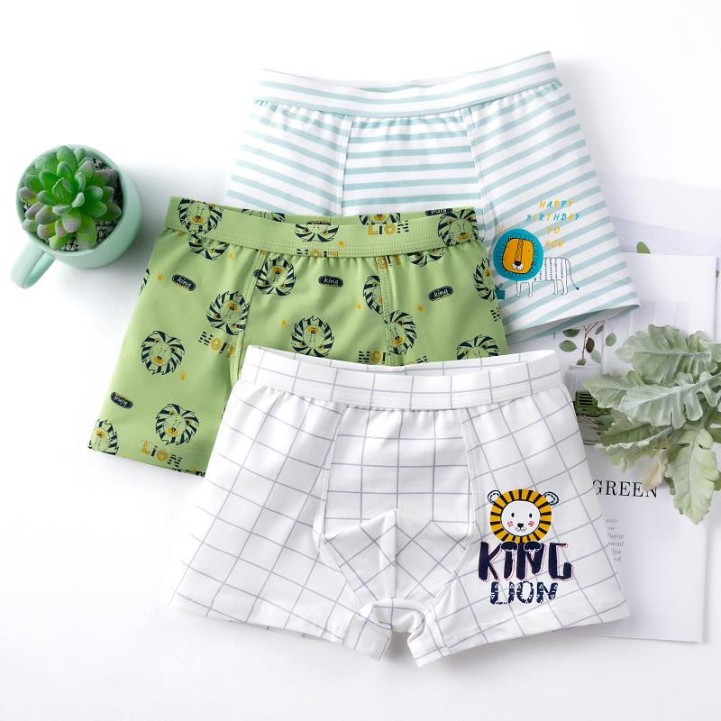 50er-Pack Boxershorts aus reiner Baumwolle mit Cartoon-Motiv für Jungen 130cm von Joom DACH