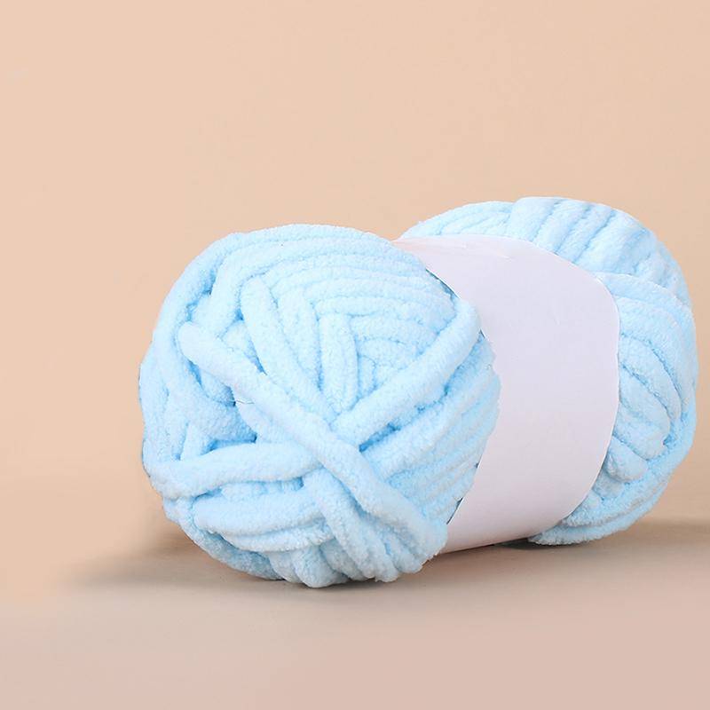 50g/rolle Grob Eis Bar Arktischen Samt Garn Eis Streifen Gewinde Dicke Wolle von Joom DACH