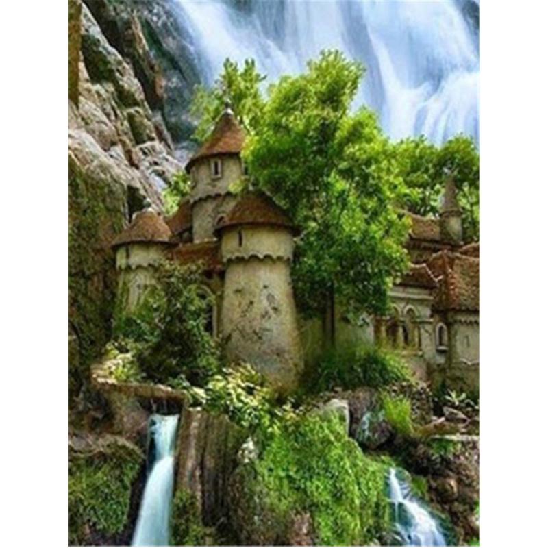 5D DIY Diamant Wandmalerei Aufkleber Bild voller Bohrer Kreuzstich 50X70CM von Joom DACH