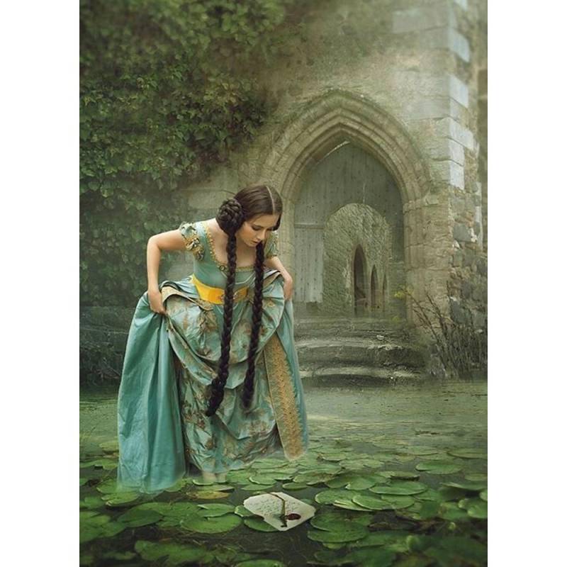 5D-Diamant-Gemälde, Diamant-Stickerei, komplettes Display-Bild von Strasssteinen, volle runde Heimdekoration 50X70CM braun von Joom DACH