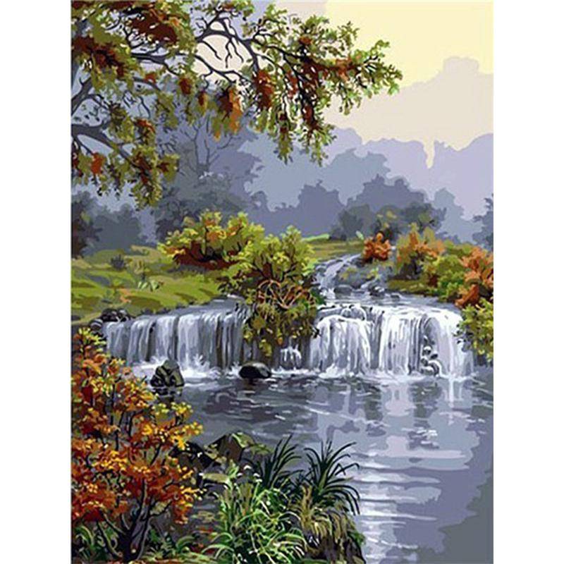 5D-Diamant-Wandkunst-Malerei-Aufkleber zum Selbermachen, passendes Bild, voller Bohrer, Kreuzstich 20X30CM von Joom DACH