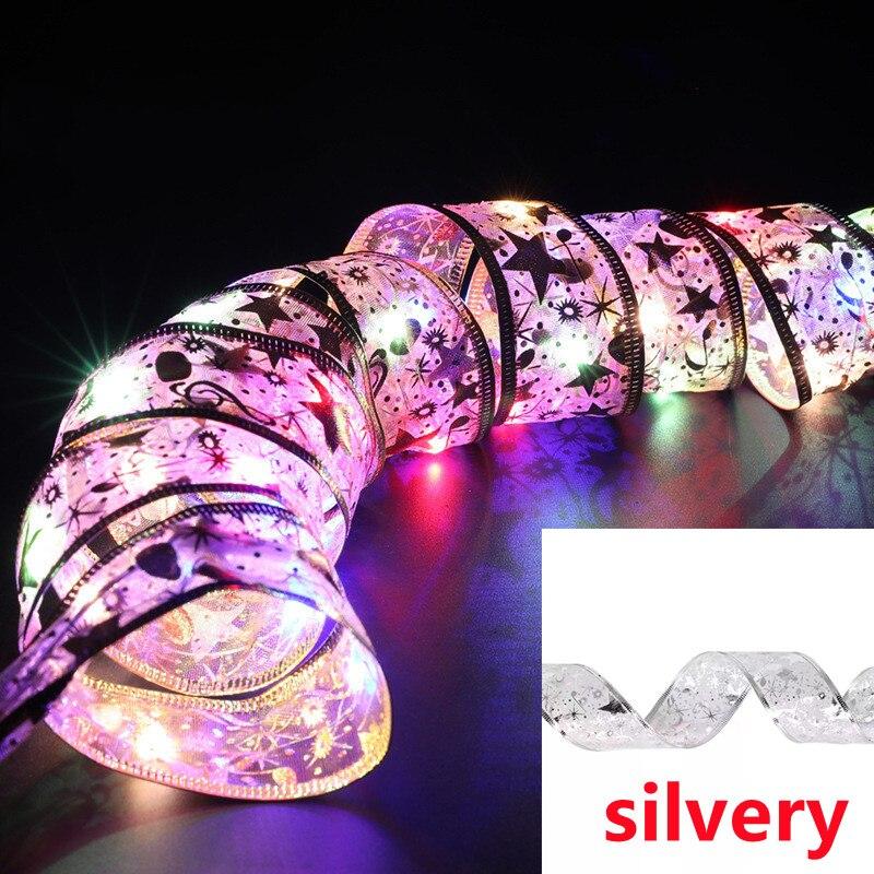 5M 10M LED Bandlichter Weihnachtsdekoration Christbaumschmuck DIY Spitzenbögen Lichterkette Navidad Heimdeko 3M-30 LEDs von Joom DACH