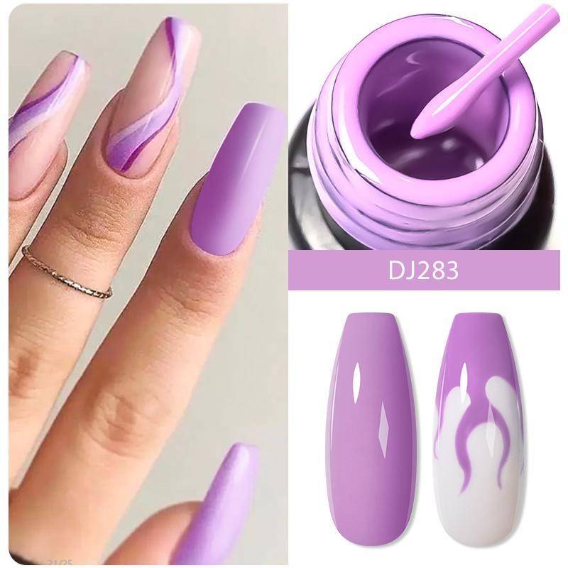 5ML Silber Metallic Effekt Liner Gel Nagellack Französisch Multifunktions Malerei Blume Nail art Zeichnung UV Gel Lack Q42518 von Joom DACH