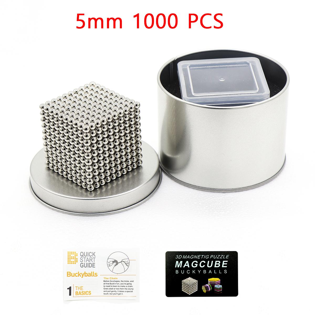 5MM 1000 512 216 PCS DIY Magentic Balls Kinder Kinder Magnetische Bausteine ​​Buckyballs Polychrome Unterhaltung Dekompression Neocube Puzzle Spielzeug von Joom DACH