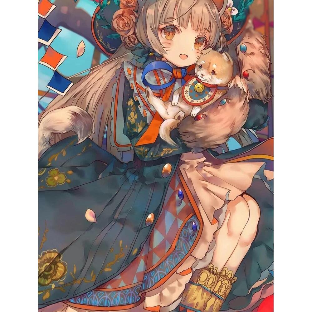 5d Diy Diamant Malerei Kreuzstich Sailor Moon Prinzessin Diamant Stickerei Strass Mosaik Quadratisch Runde Mädchen Dekor JS4686 20X30CM hellblaue von Joom DACH