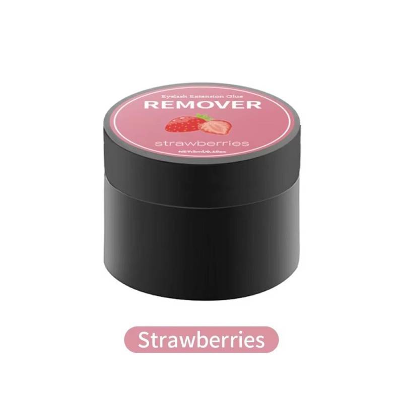 5g Wimpernkleber Entferner Make-up Werkzeug Klebstoff Wimpern Entfernen Hochwertiger Gel-Entferner Strawberry flavor von Joom DACH
