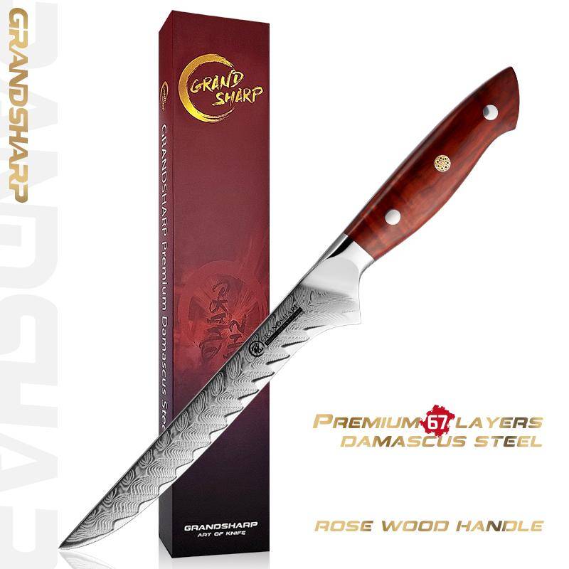 6'' Ausbeinmesser Japanische Edelstahl Fisch Filetieren Damaskus Chef Küchenmesser Metzger Hackmesser Kochwerkzeuge 6 Inches Boning Knife von Joom DACH