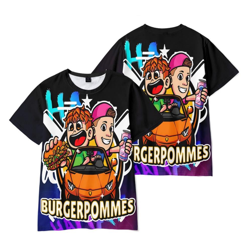 6 Farben Burgerpommes ICrimax T-Shirt Hip Hop Männer Frauen Cartoon Print Top Tees Harajuku T-Shirts Mode Sommer T-Shirt XXS violett 6 Farben Burgerpommes ICrimax T-Shirt Hip Hop Männer Frauen Cartoon Print Top Tees Harajuku T-Shirts Mode Sommer T-Shirt XXS violett von Joom DACH