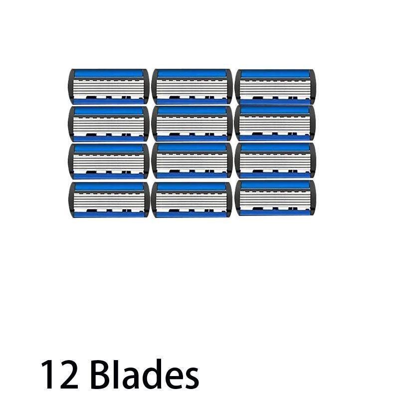 6-Lagen-Rasierapparat für Herren mit Halter und 12 Ersatzklingen 12 blades 6-Lagen-Rasierapparat für Herren mit Halter und 12 Ersatzklingen 12 blades von Joom DACH