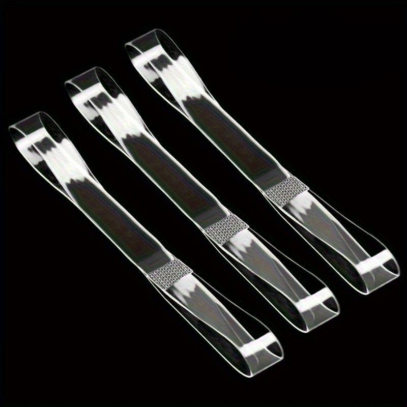 6 Paar Klare Unsichtbare High Heel Schnürsenkel für Damen, Verstellbare Elastische Kunststoffbänder für Sicheren Halt, Transparentes Design High Heel Zubehör 6Pairs transparent von Joom DACH