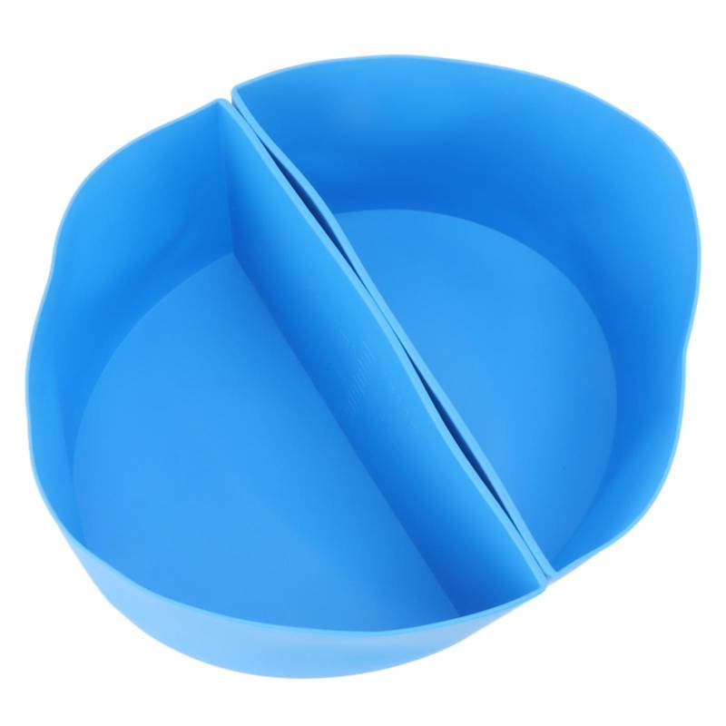 6 Quart Wiederverwendbare Silikon Slow Cooker Einlage 6 QT Slow Cooker Trenneinsatz Passend für 6 Qt Topf Blau L(for 6.5-9kg) blau von Joom DACH