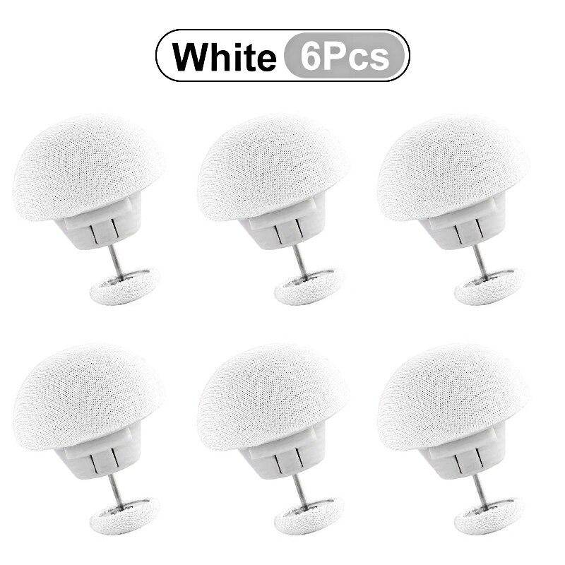 6 STÜCKE Bettlaken Quilt Clip Bettbezug Decke Textilien Fix Schnalle Ein Knopf Entsperren Anti Rutsch Greifer Home Storage Zubehör 6pcs weiß von Joom DACH