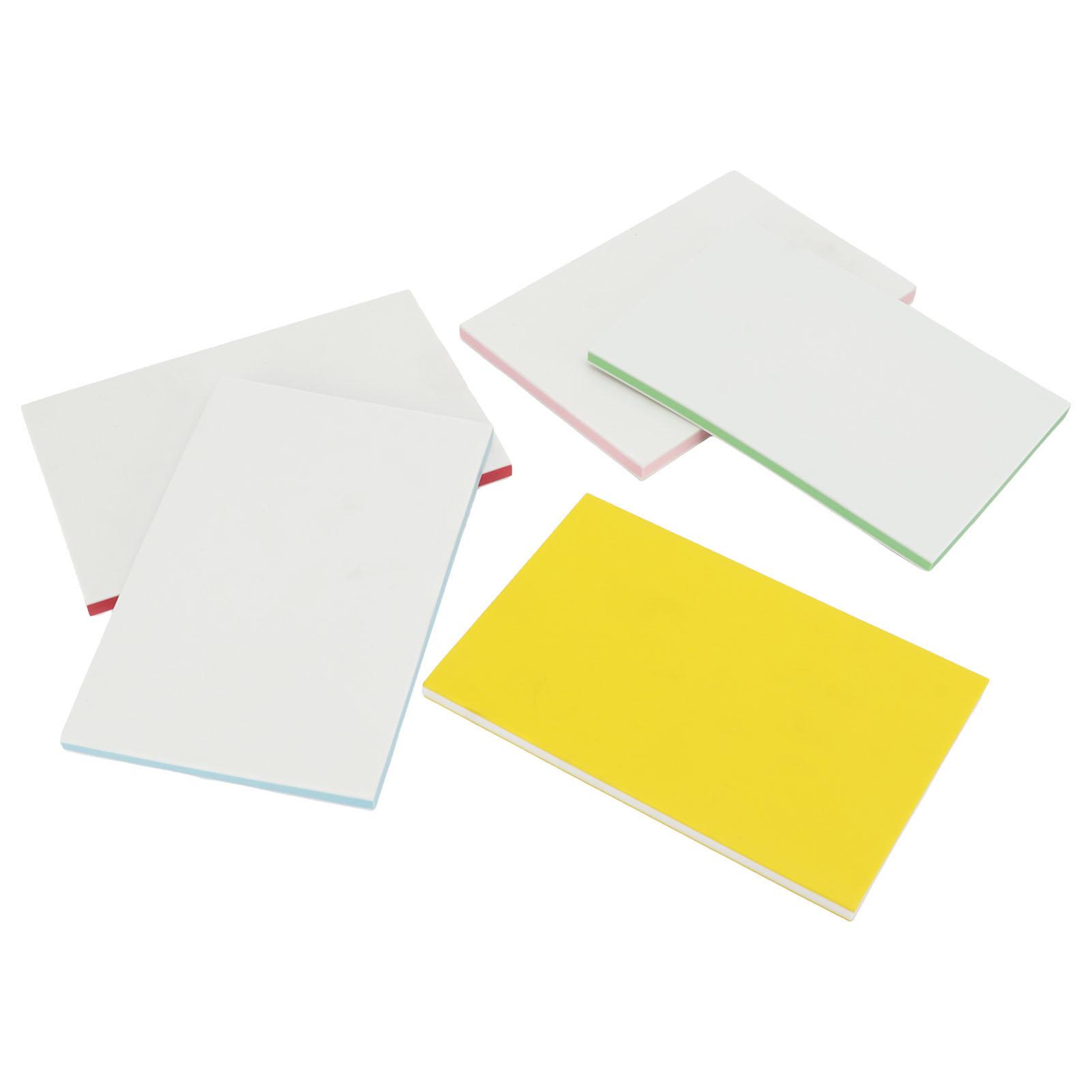 6 STÜCKE Gummi Schnitzblock Tetragonum Bunt Sandwiching Doppelseitig DIY Gummi Block Stempel von Joom DACH