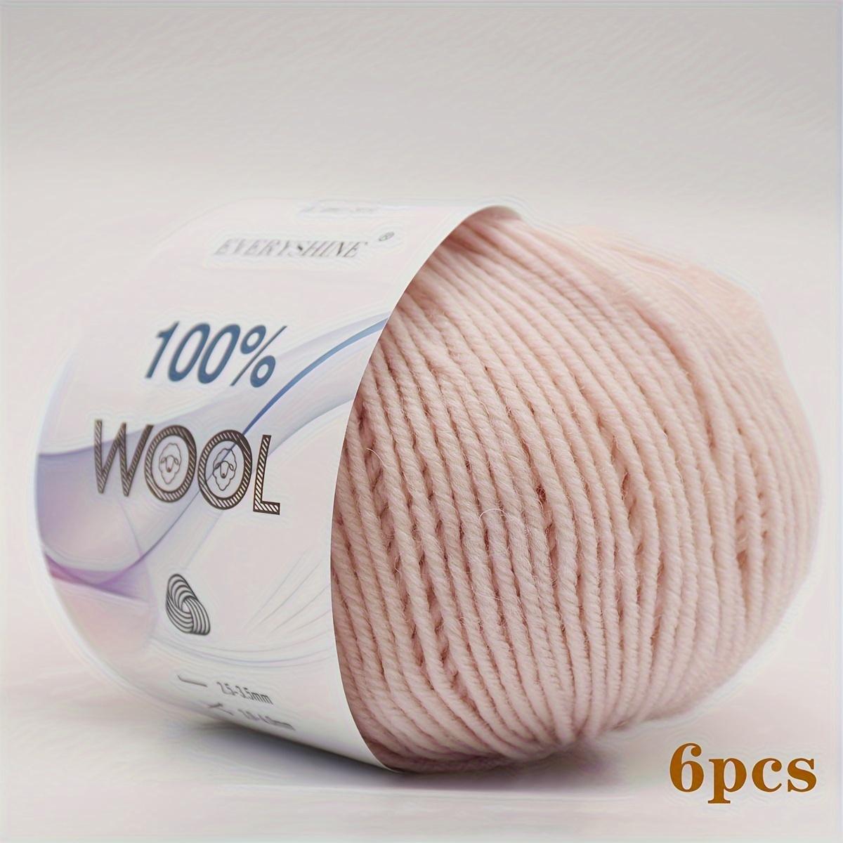 6 Stück 300g Merino Wolle Chunky Garn Extra Dickes Strick Häkelgarn Mehrfarbige Wollknäuel für Handschuhe Winteraccessoires | Luxus Raffia Stil Garn von Joom DACH