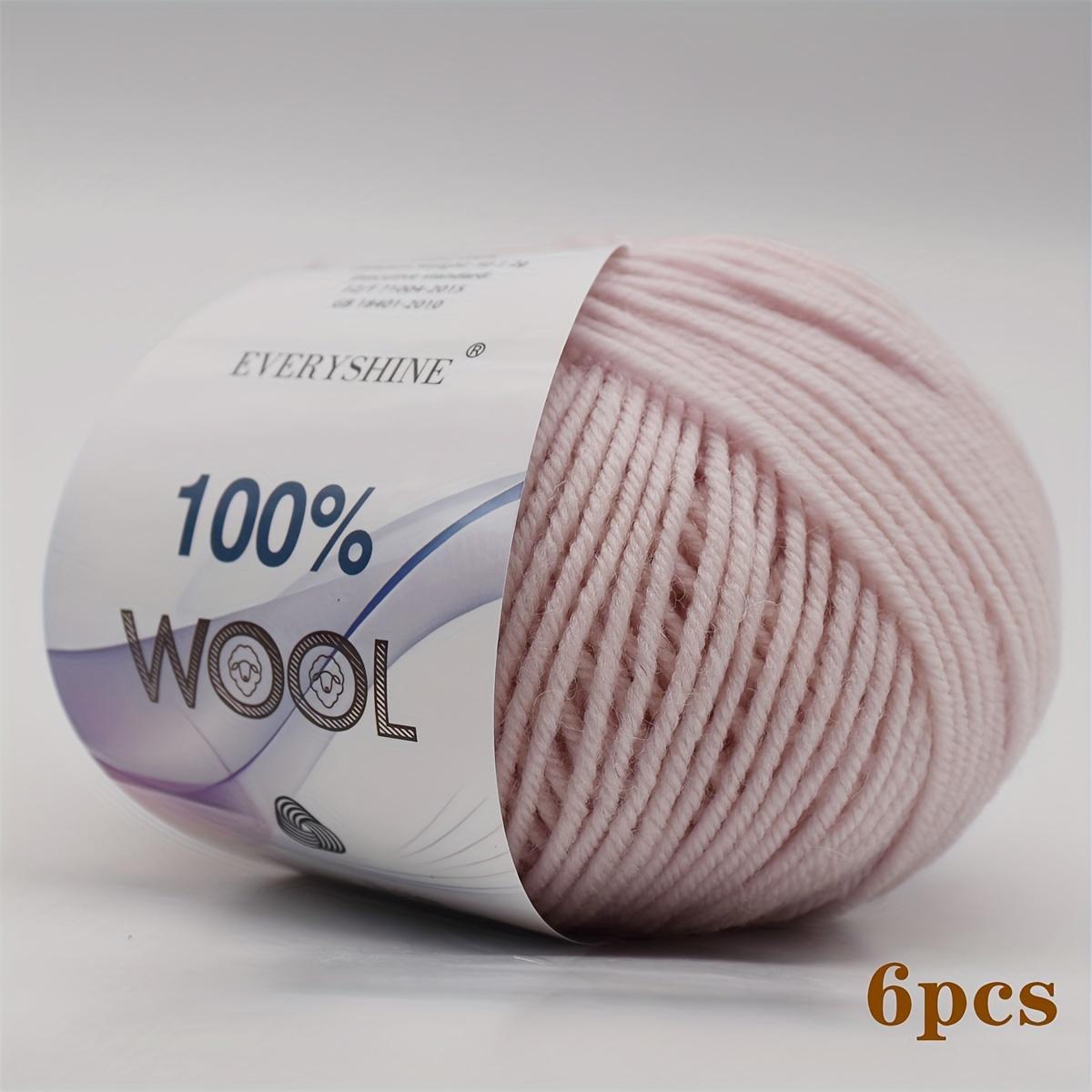 6 Stück 300g Merino Wolle Chunky Garn Extra Dickes Strick Häkelgarn Mehrfarbige Wollknäuel für Handschuhe Winteraccessoires | Luxus Raffia Stil Garn von Joom DACH