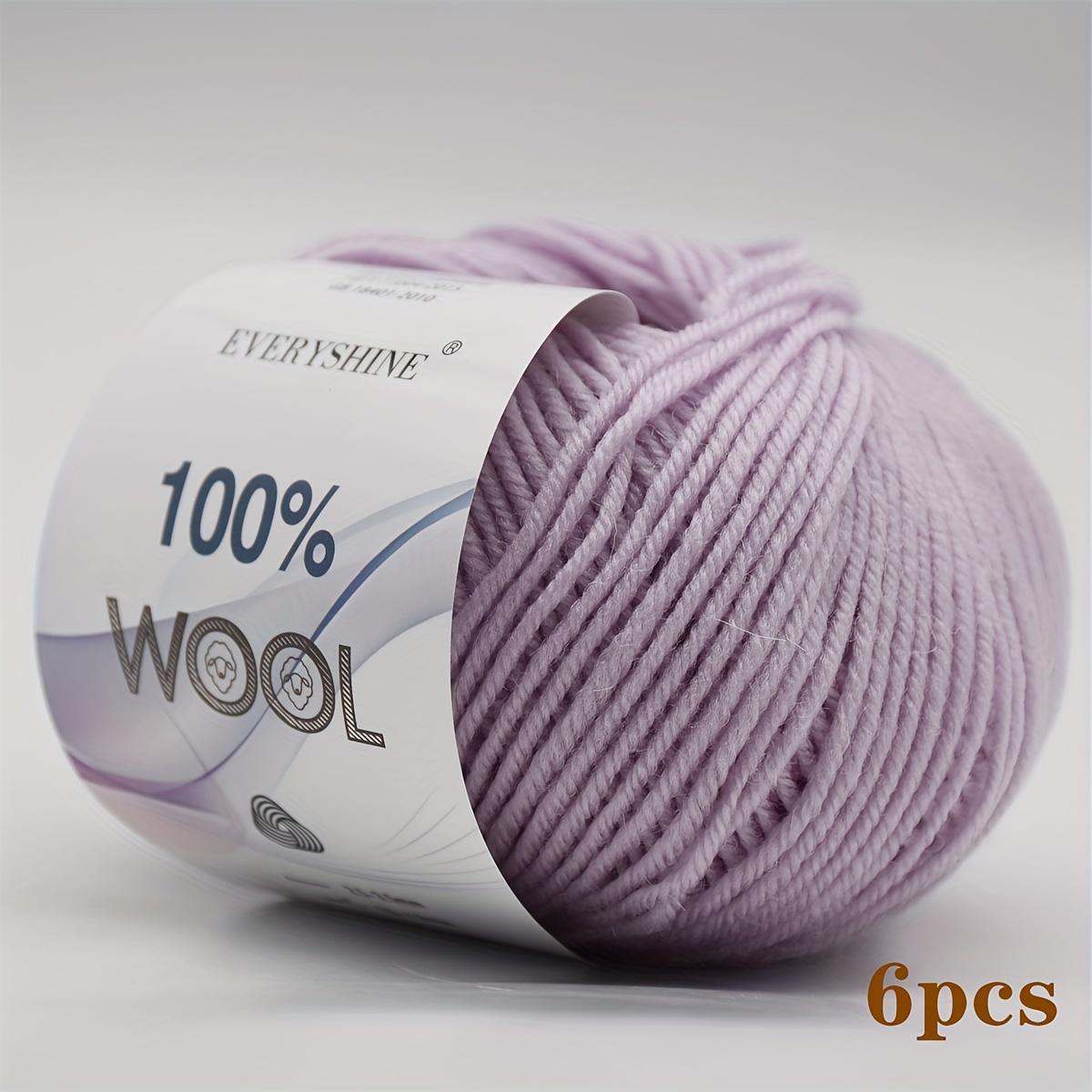 6 Stück 300g Merino Wolle Chunky Garn Extra Dickes Strick Häkelgarn Mehrfarbige Wollknäuel für Handschuhe Winteraccessoires | Luxus Raffia Stil Garn von Joom DACH