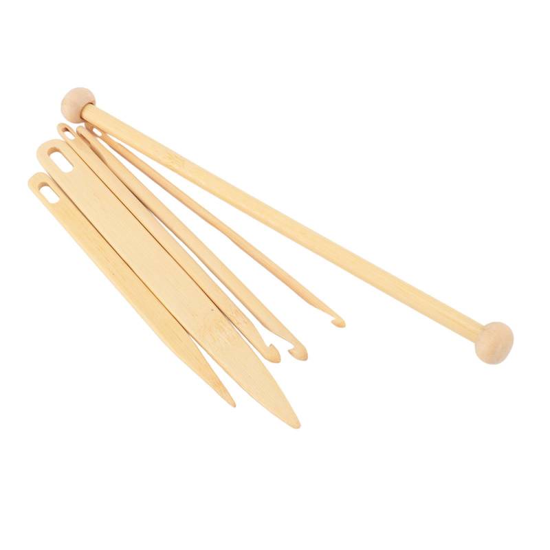 6 Stück Holz Handwebstuhl Stäbchen Set Holz Weben Häkelnadel Stäbchen Gobelin Webwerkzeuge für DIY Geschenk von Joom DACH
