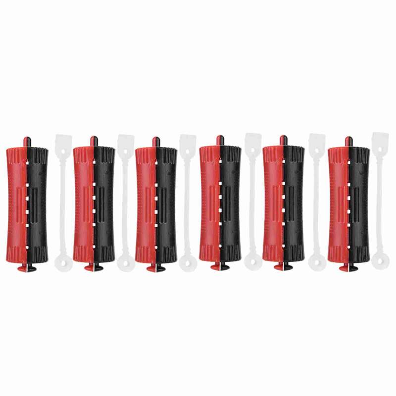 6 Stück Lockenwickler Wave Heat Perm Rod Haarspange Lockenwickler Friseurwerkzeug mit Gummiband #1 von Joom DACH