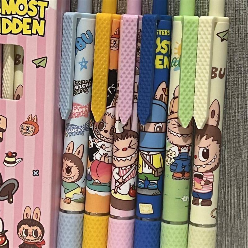 6 Stück Niedlicher Cartoon Labubu Gelstift Kawaii 0,5 mm Schwarze Tinte Druckstift Schulbedarf Mädchen&Kind Schreibwaren Geschenke ONESIZE 6 Stück Niedlicher Cartoon Labubu Gelstift Kawaii 0,5 mm Schwarze Tinte Druckstift Schulbedarf Mädchen&Kind Schreibwaren Geschenke ONESIZE von Joom DACH