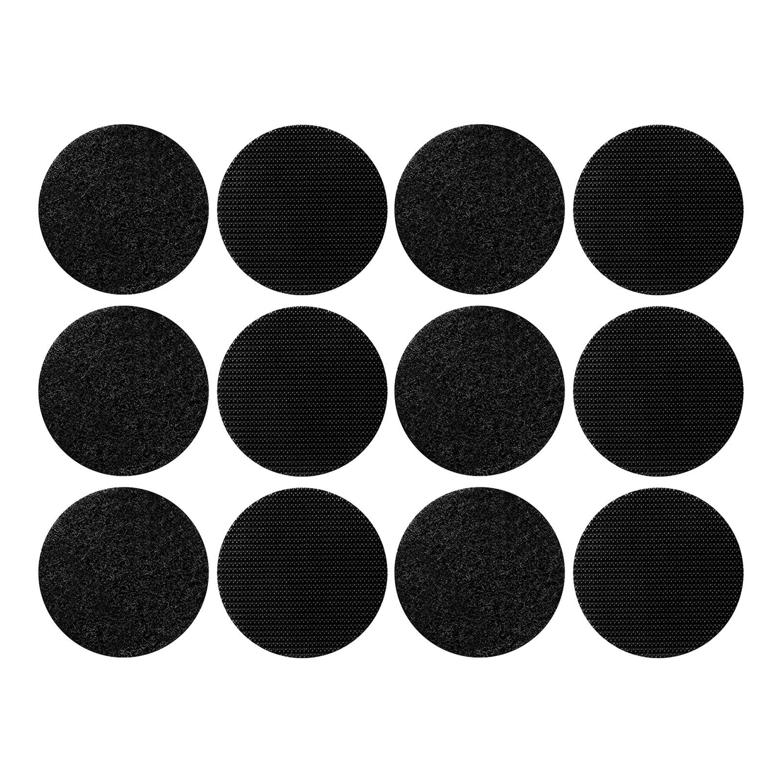 6 Stück rutschfeste Kissenpolster, rund, selbstklebend, mit Klettverschluss, Befestigungspad für Laken schwarz 6 Stück rutschfeste Kissenpolster, rund, selbstklebend, mit Klettverschluss, Befestigungspad für Laken schwarz von Joom DACH