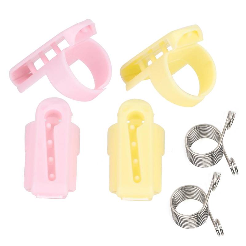 6 Stücke Garnführung Stricken Pullover Fingerhalter Nadel Fingerhut Kunststoff Nähzubehör von Joom DACH