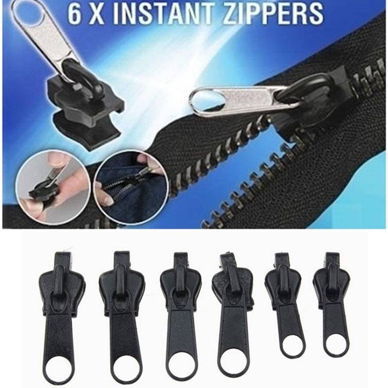 6 Teile/paket Fix A Zipper Universal Instant Fix Reparatur Kit Ersatz Zip Slider Reißverschlüsse 3 Größen Nähen Werkzeuge 3 von Joom DACH