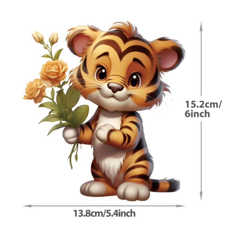 6 Zoll Tiere Patches auf Kleidung Aufkleber Wärmeübertragung Kleidungsstück Zubehör Neue Diy Custom DTF Patch von Joom DACH
