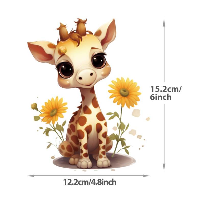 6 Zoll Tiere Patches auf Kleidung Aufkleber Wärmeübertragung Kleidungsstück Zubehör Neue Diy Custom DTF Patch von Joom DACH