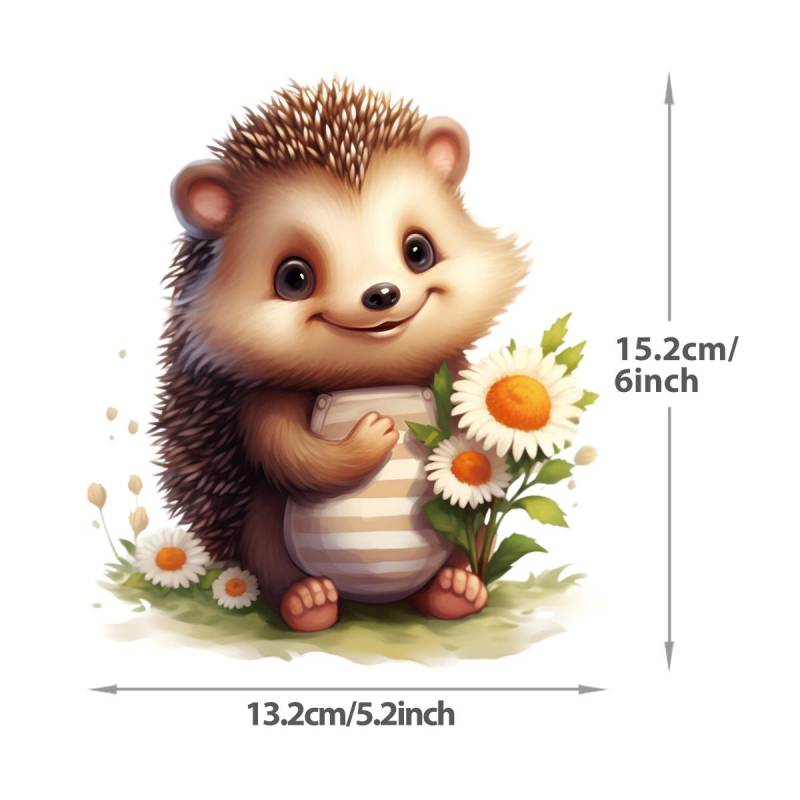 6 Zoll Tiere Patches auf Kleidung Aufkleber Wärmeübertragung Kleidungsstück Zubehör Neue Diy Custom DTF Patch von Joom DACH