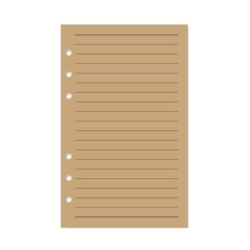 6 loch Innere Refill Spirale Binder Papier 80 Blätter Notebook Index Innenseite Büro Schule Versorgung A6 Style C von Joom DACH