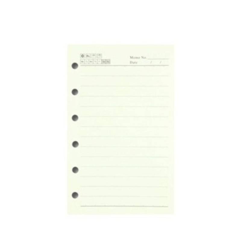 6 loch Innere Refill Spirale Binder Papier 80 Blätter Notebook Index Innenseite Büro Schule Versorgung A6 Style E von Joom DACH