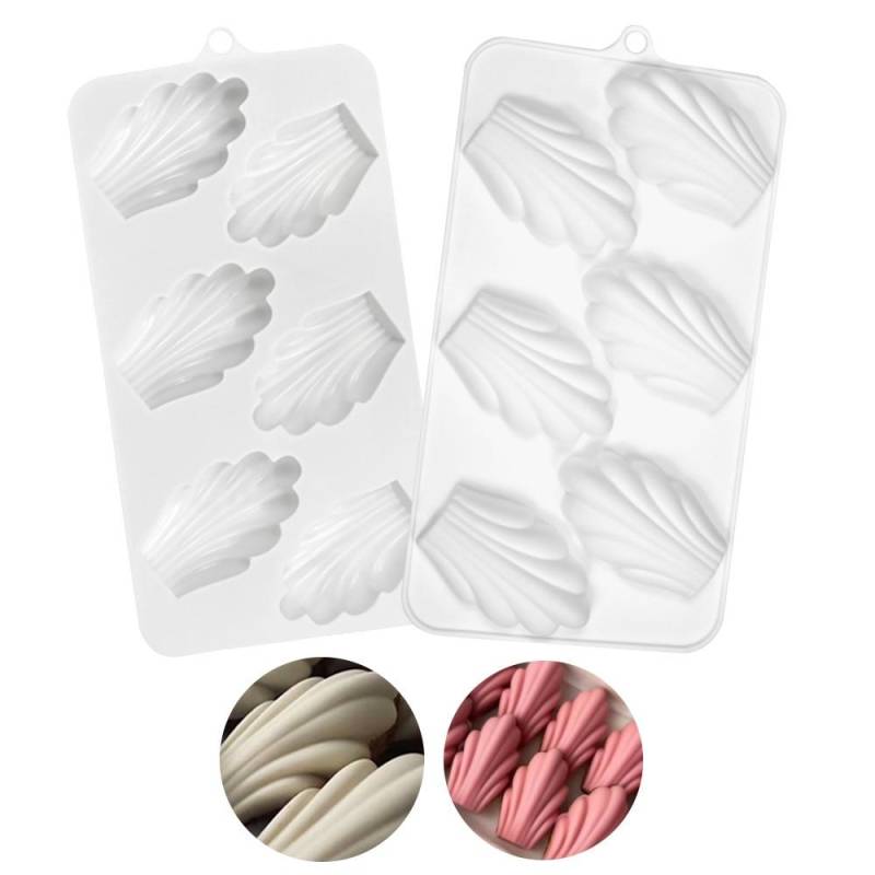 6 löcher Schokolade Mousse Form DIY Shell Kuchen Silikon Form Französisch Dessert Kuchen Dekorieren Werkzeuge Backformen weiß von Joom DACH