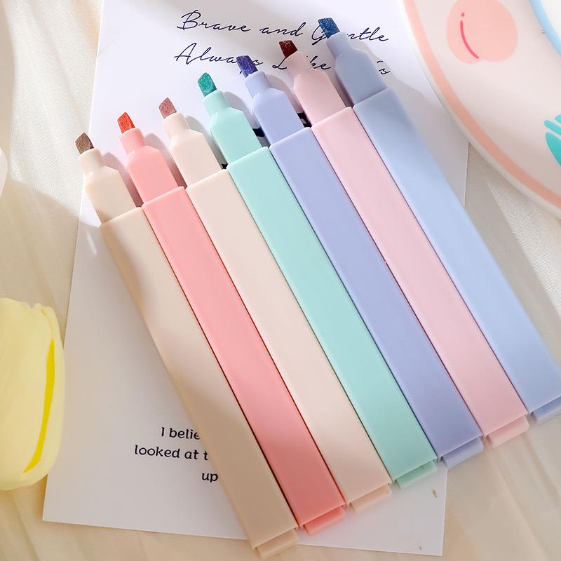 6 teile/satz Pastell Farbe Highlighter Farbe Marker Schule Liefert Student Marker Highlighter Schreibwaren von Joom DACH