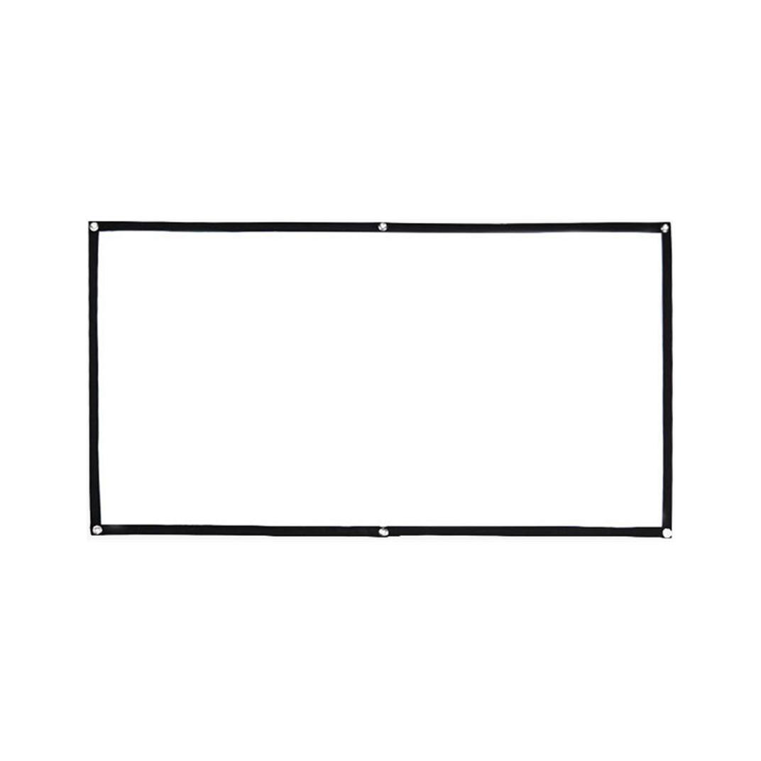 60/70/84/100/120/150 Zoll tragbare Projektor-Leinwand HD 16:9-Diagonale-Projektionswand, faltbares Heimkino für die Wandprojektion im Innen- und Außenbereich 60 inch von Joom DACH