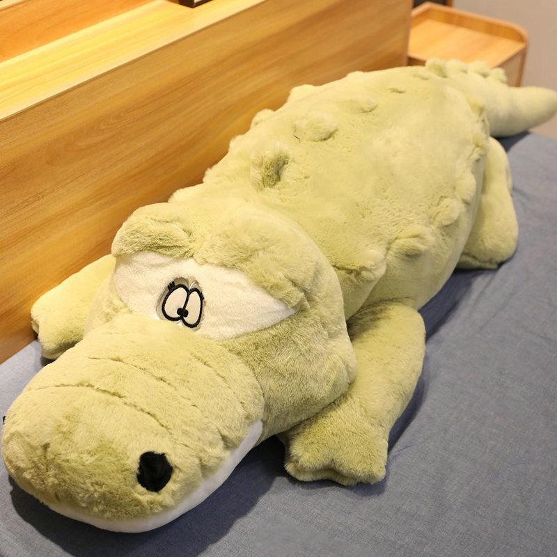60-150cm Neue Alligator Plüschtiere Lebensechtes Stofftier Weiches Plüsch Krokodil Piushion Gefülltes Kissen Kissen Für Mädchen Kinder Geschenk 100cm grün von Joom DACH