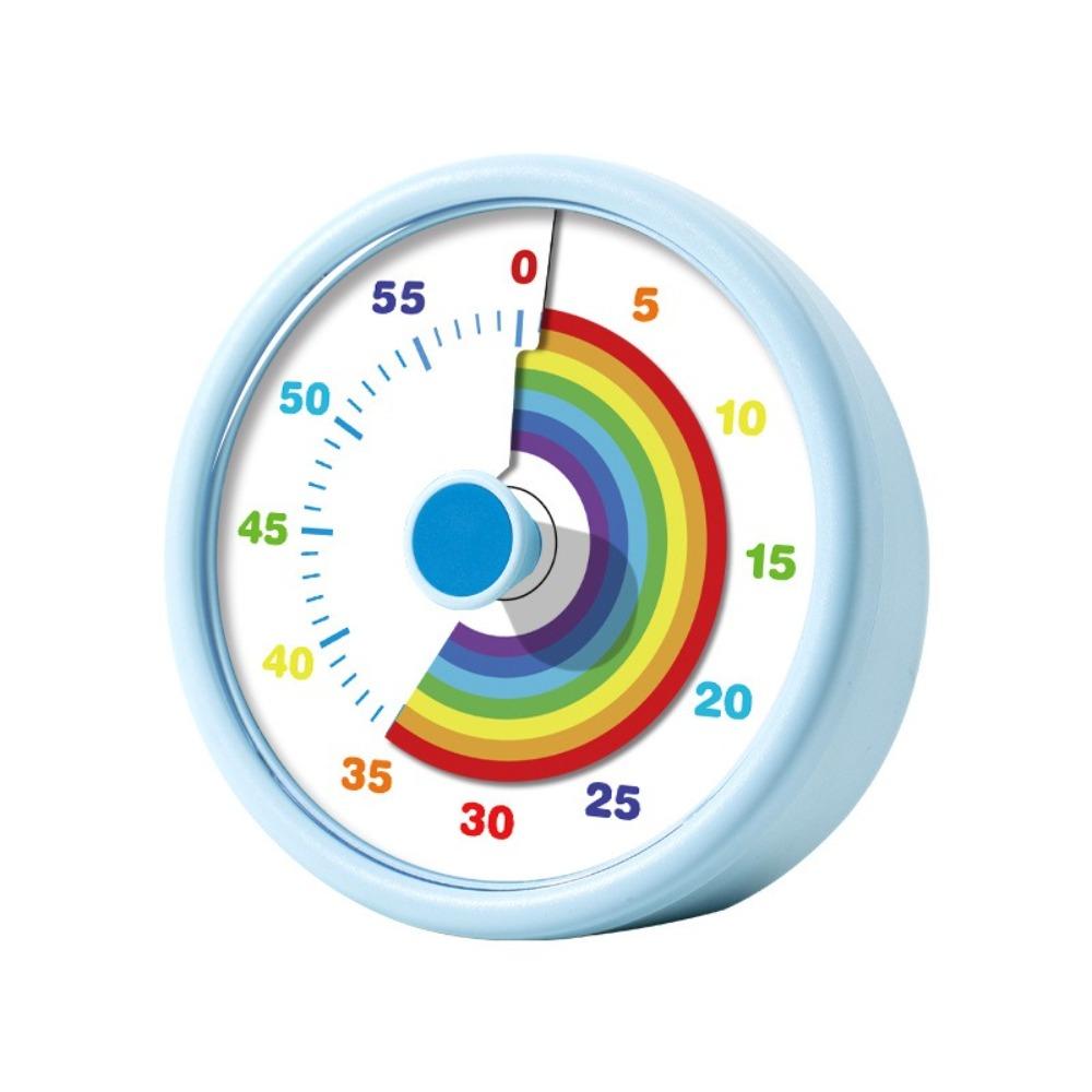 60 Minuten visueller Timer rund/quadratisch Küchentimer Countdown Wecker Kinder Kinder Erinnerung Round-Blue von Joom DACH