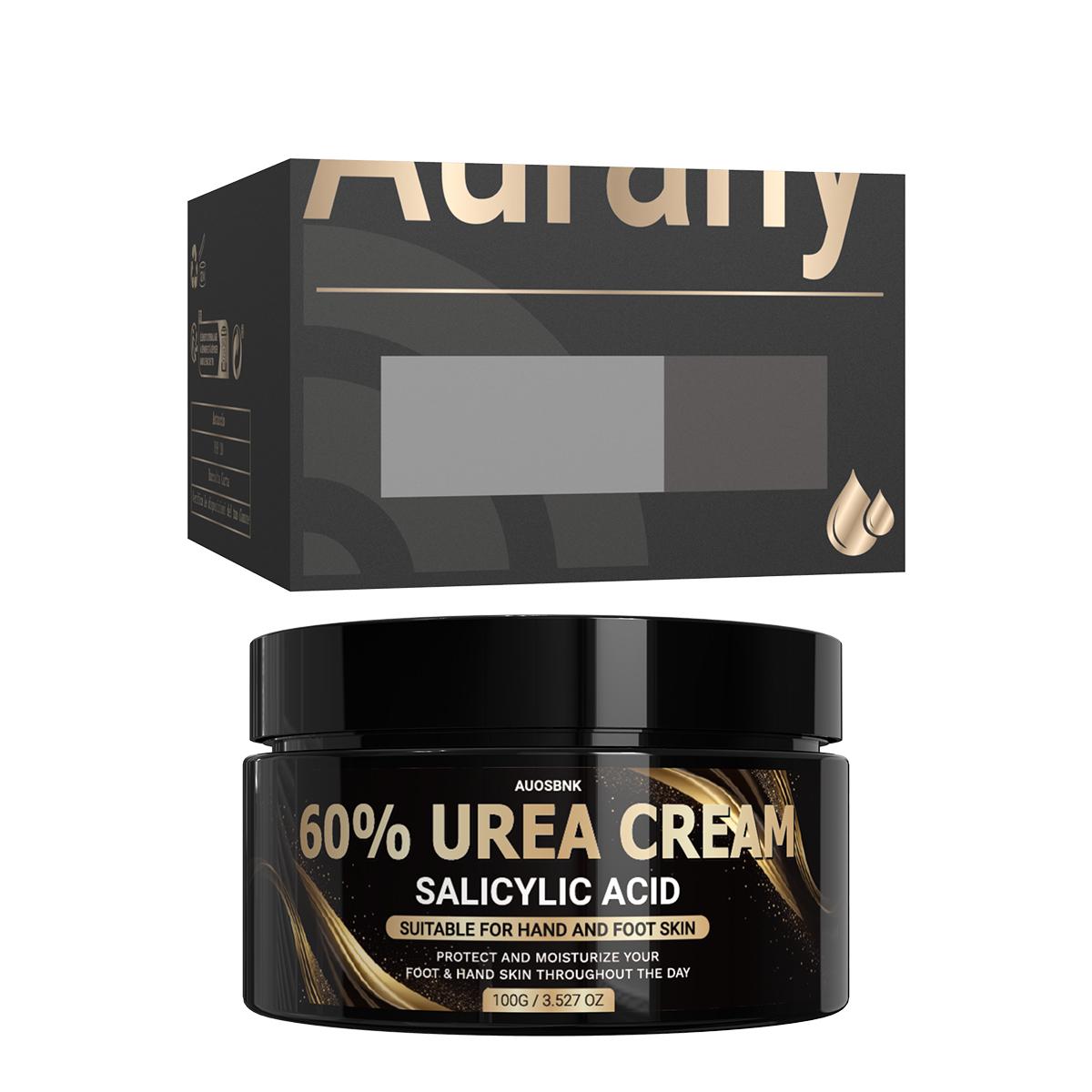 60% Urea-Creme, Urea-Fuß- und Handcreme, Zieht schnell ein, Nicht fettend, Sicher für empfindliche Haut, Feuchtigkeitscreme für extrem trockene Haut, Weihnachtsgeschenk-100G von Joom DACH