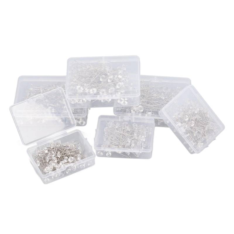 600 Stück Nähnadeln 2 Zoll 1,5 Zoll Lang Stark Edelstahl Plastikkopf Langlebige Gerade Nadeln für von Joom DACH