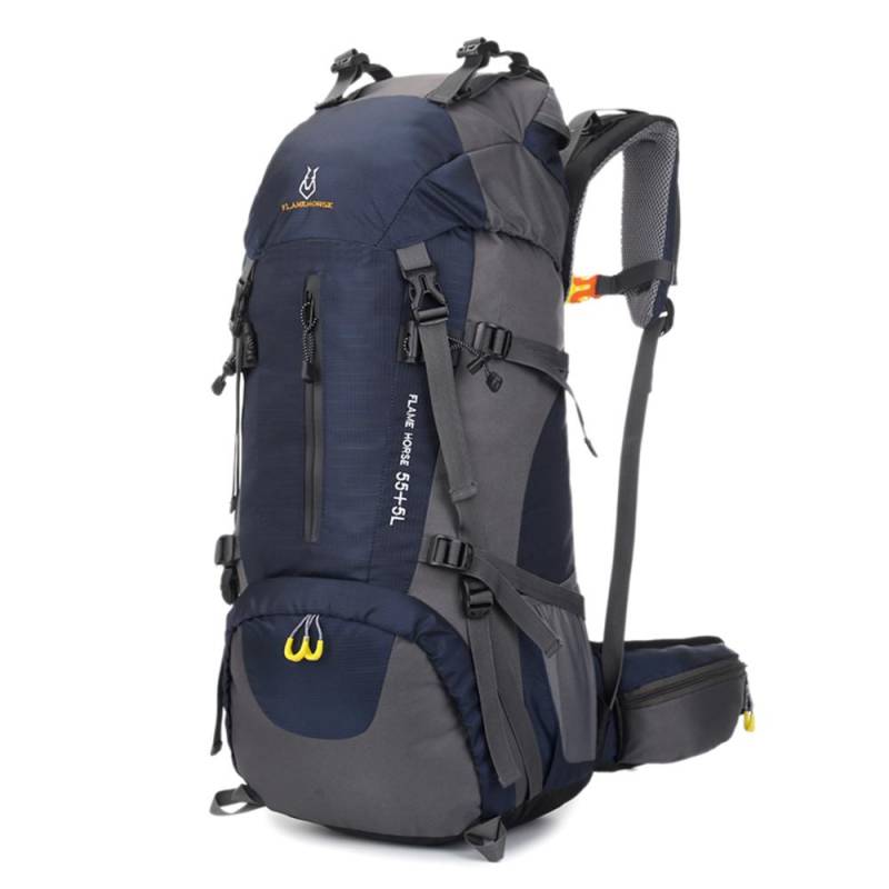 60L Wandern Wasser-beständig Outdoor Sport Trekking Bergsteigen Rucksack dunkelblaue von Joom DACH