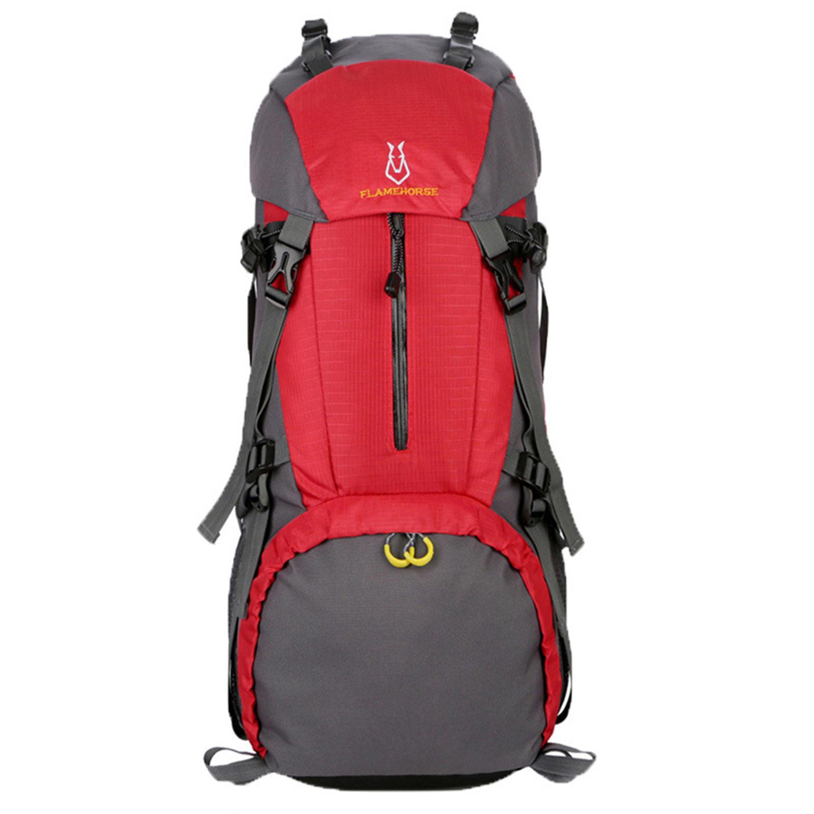 60L Wasserabweisender Wanderrucksack mit USB-Ladeanschluss für Outdoor-Camping-Bergsteigen rot 60L Wasserabweisender Wanderrucksack mit USB-Ladeanschluss für Outdoor-Camping-Bergsteigen rot von Joom DACH