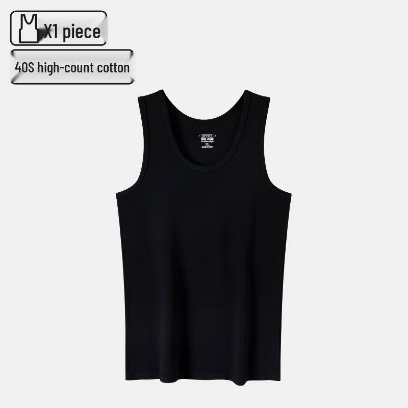 60er-Pack Herren Modal Ärmelloses Sommer-Unterhemd: Fitness Tanktop Basisschicht 3XL (165~190 lbs) von Joom DACH