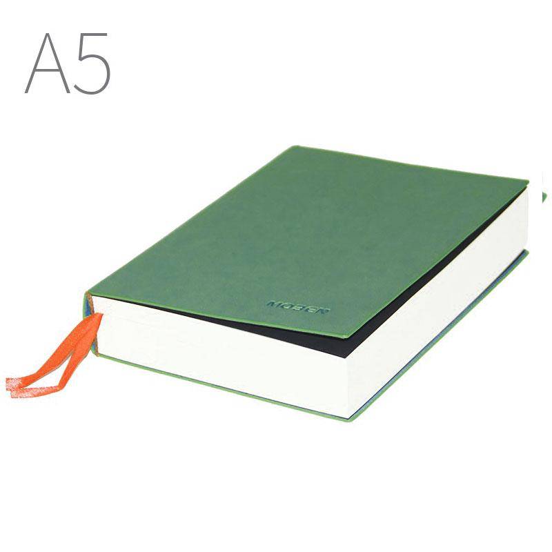 640-seitiges Blanko-Skizzenbuch im A4-/A5-Format. 16-Karat-Skizzenbuch. Handgemaltes BookPlus-Anime-Zeichenbuch aus superdickem weißem Papier A5 (14.8x21cm) grün von Joom DACH