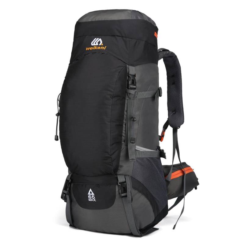 65L wasserabweisender Wanderrucksack mit Regenschutz, Outdoor-Sport-Reise-Tagesrucksack für Camping von Joom DACH