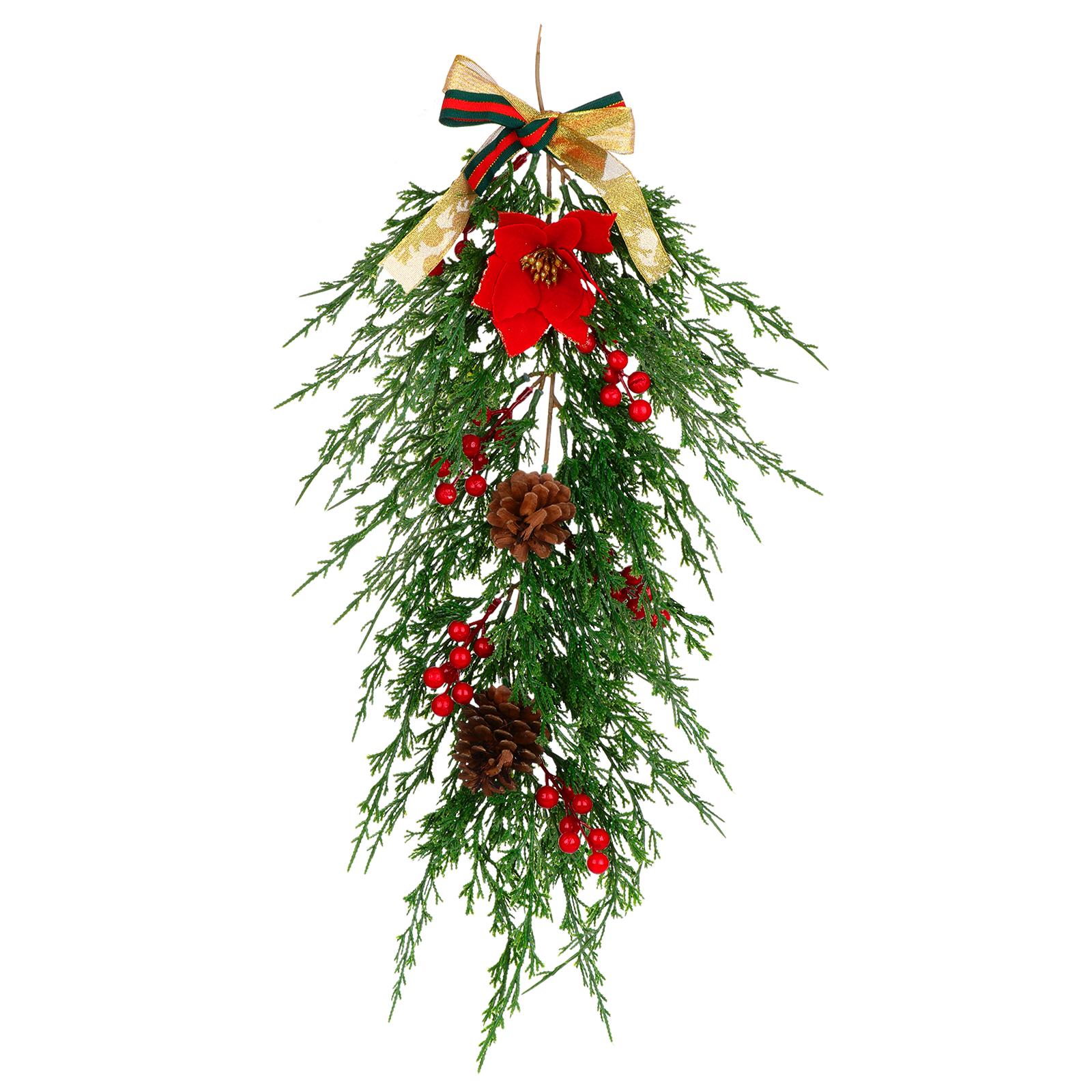 65cm Weihnachts-Kiefernnadel-Wandbehang Simulations-Ranke Künstliche Kiefernnadel-Ranke für Weihnachten von Joom DACH