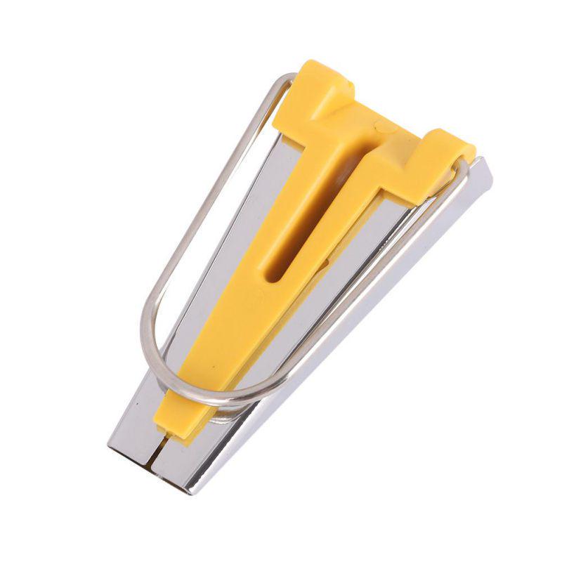 6MM/12MM/18MM/25MM Stoff Nähen Quilten Schrägband Maker Yellow 12mm gelb von Joom DACH